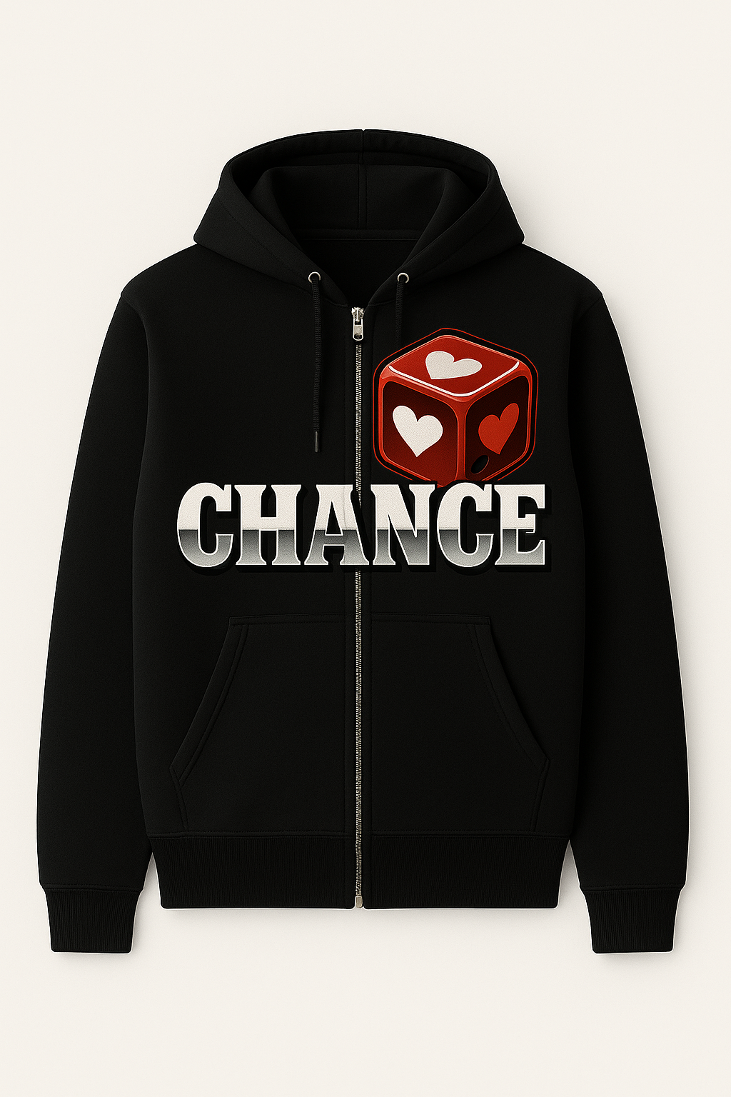 Chance Dice Zip-Up Hoodie